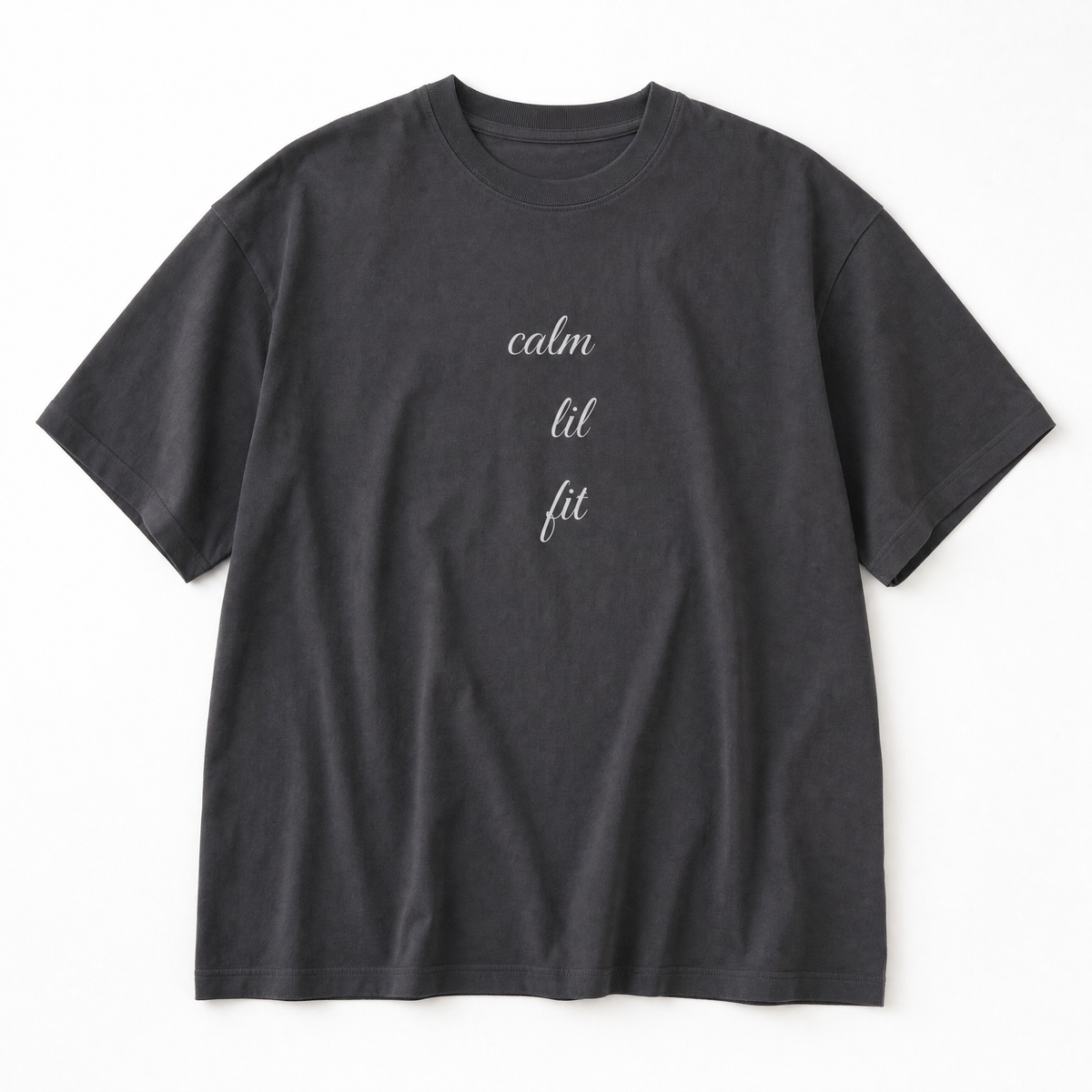 CALM LIL TEE flat lay front