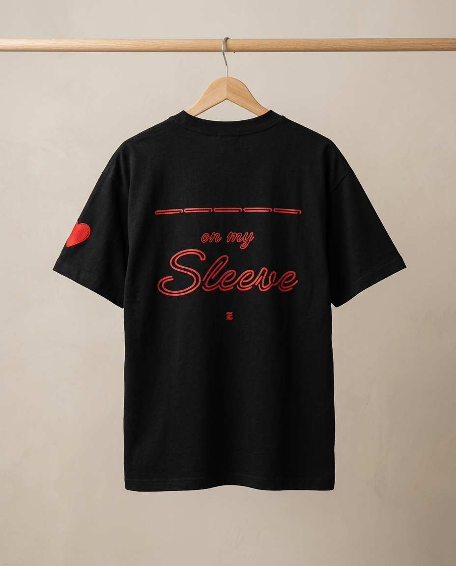 <3 ON MY SLEEVE TEE