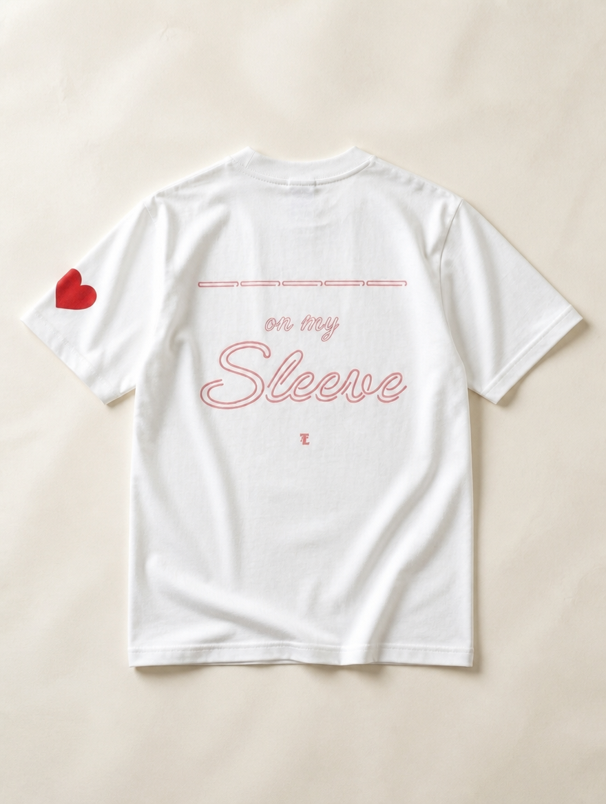 <3 ON MY SLEEVE TEE