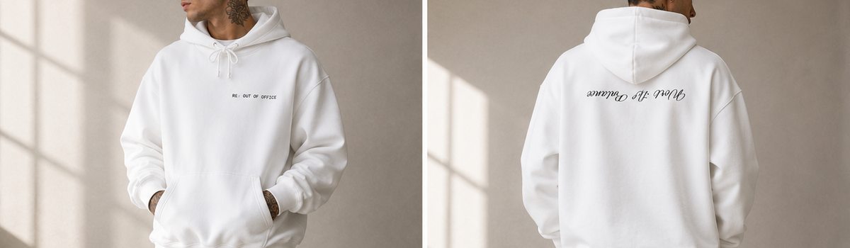 OOO WORK LIFE BALANCE HOODY cropped